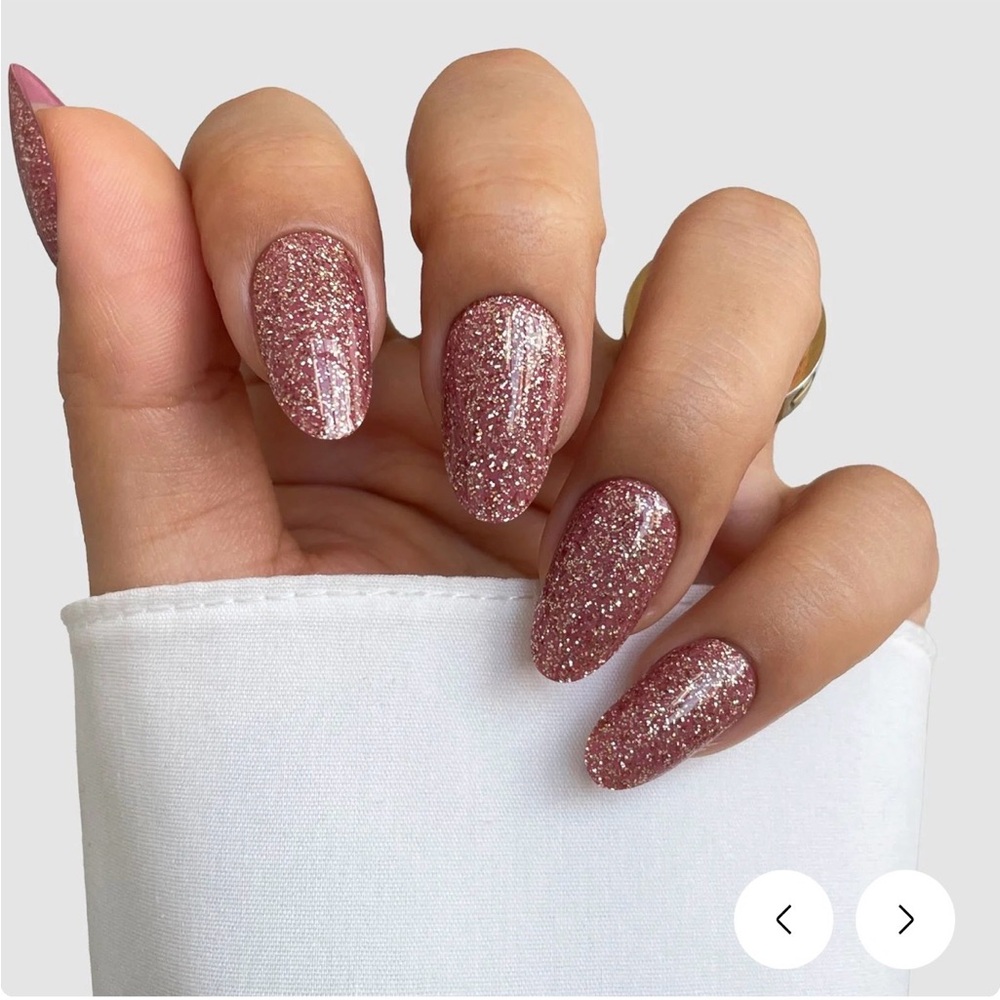 New Sassy Saints UV-Free Gel Wraps, Rose Spark